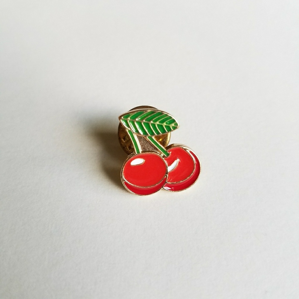 Cherry Enamel Pin